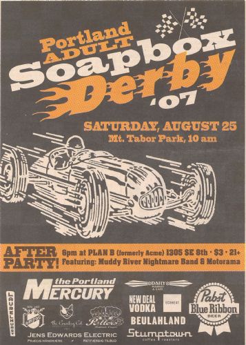 Portland Adult Soapbox Derby w/Motorama (Vancouver, BC)